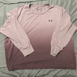 Under Armour Light Purple Crew Neck Shirt